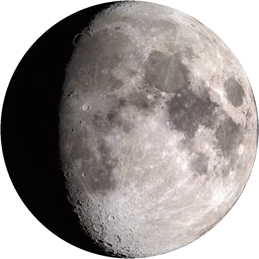 Waxing Gibbous, Moon at 10 days in cycle