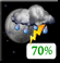 Monday Night: Showers And Thunderstorms Likely