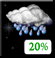 Monday Night: A slight chance of rain showers before 5am. Partly cloudy, with a low around 47. Chance of precipitation is 20%. Monday Night: Slight Chance Rain Showers