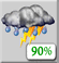 Wednesday: Showers And Thunderstorms