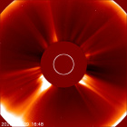 Latest LASCO C2 image of the Sun