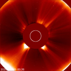 Latest LASCO C2 image of the Sun