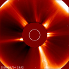Latest LASCO C2 image of the Sun